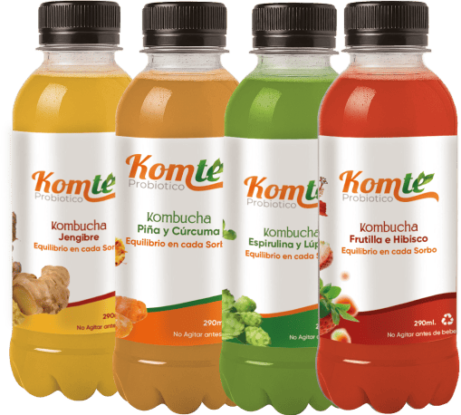bebidas kombucha komte